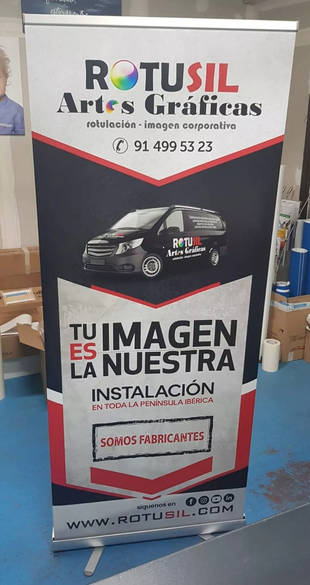 Roll Up Rotusilcom ROTUSIL Artes Gráficas Roll Up Rotusilcom